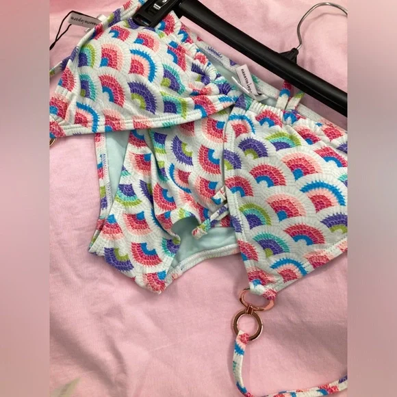 Nanette Lepore swimsuit bikini new rose gold 10 - Picture 3 of 3